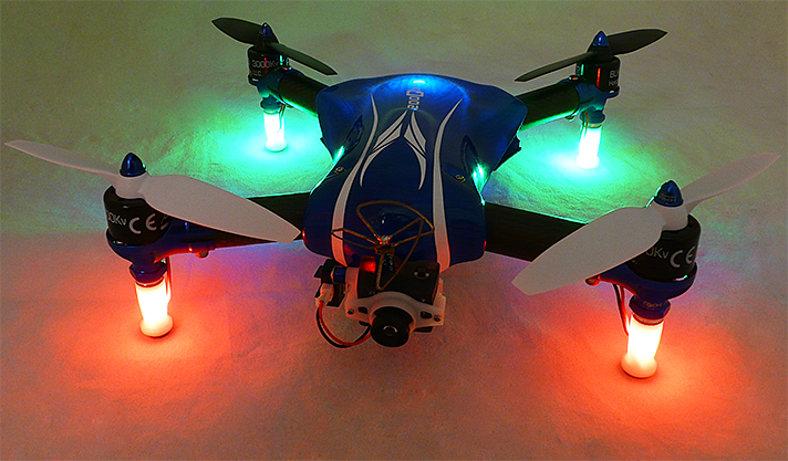 3mm LEDs (Blue, Green, Red, White) Combo - Blade 200 QX
