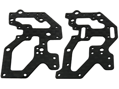 CNC CF Rear Side Frame Set - Blade Red Bull 130X