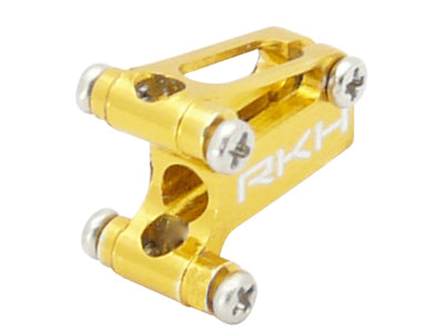 CNC 2mm Tail Boom Mount (Gold) - Blade mCP X/V2