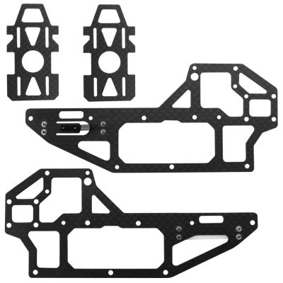 L-MA Precision Aluminum Carbon Fiber Main Frame W/Quick Battery Change Set for BLADE InFusion 180