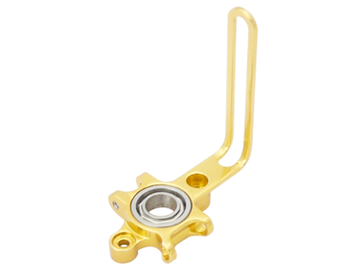 CNC Upper Main Shaft Bearing Block Set V2 (Gold) - Blade mCP X/V2