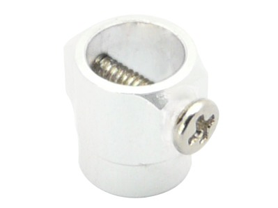 CNC AL Main Shaft Collar Set (Silver) - Blade 130X/Red Bull 130X
